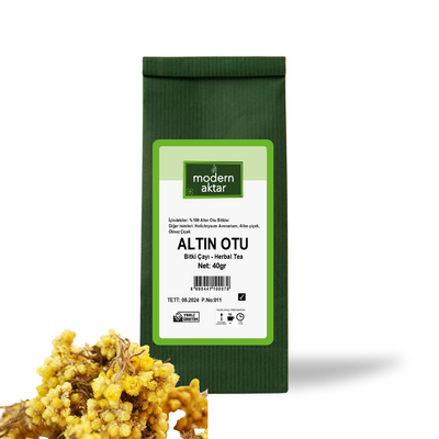 Modern Aktar - ALTIN OTU ÖLMEZ ÇİÇEK 40 GR