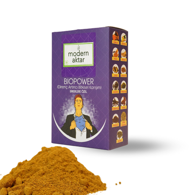 Modern Aktar - BİOPOWER DOĞAL ERKEKLERE ÖZEL BİTKİSEL KARIŞIM 160 GR