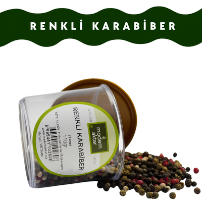 Modern Aktar - RENKLİ KARABİBER TANE 110 GR