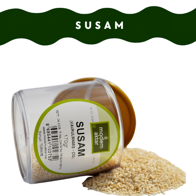 Modern Aktar - DOĞAL SUSAM (KAVRULMAMIŞ) 170 GR