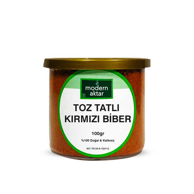 DOĞAL TATLI TOZ KIRMIZI BİBER 100 GR - 2