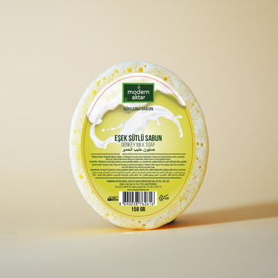 Modern Aktar - EŞEK SÜTÜ SÜNGERLİ SABUN 150 GR