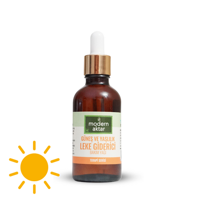 Modern Aktar - Güneş ve Yaşlılık Leke Giderici Bakım Yağı 50 ml