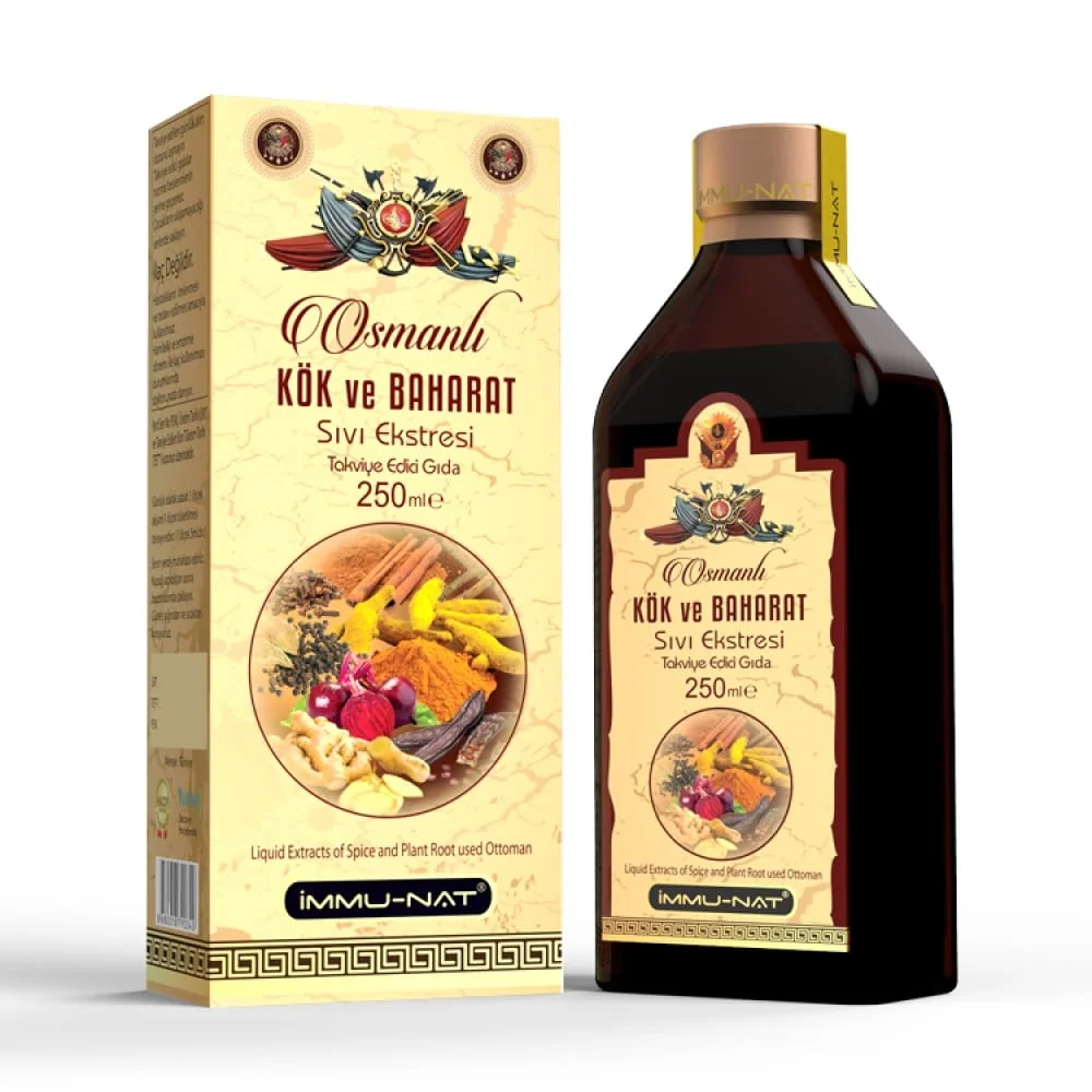 İMMU-NAT - İMMUNAT OSMANLI KÖK VE BAHARAT SIVI EKSTRAKTI 250ML