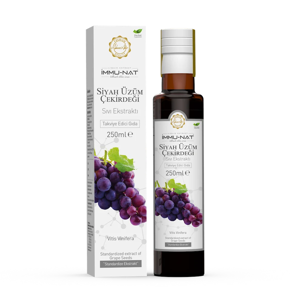 İMMU-NAT - İMMUNAT SİYAH ÜZÜM ÇEKİRDEĞİ EKSTRAKTI 250ML