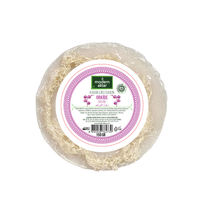 Modern Aktar - KABAK LİFLİ ORKİDE EL YAPIMI SABUN 150 GR