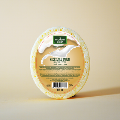 Modern Aktar - KEÇİ SÜTÜ SÜNGERLİ SABUN 150 GR