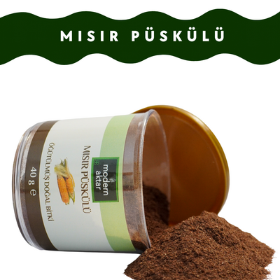 Modern Aktar - ÖĞÜTÜLMÜŞ MISIR PÜSKÜLÜ 40 GR