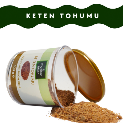 Modern Aktar - ÖĞÜTÜLMÜŞ KETEN TOHUMU 100 GR