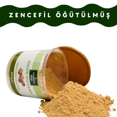 Modern Aktar - ÖĞÜTÜLMÜŞ ZENCEFİL 100 GR