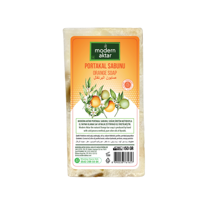 Modern Aktar - PORTAKAL EL YAPIMI SABUN 150 GR