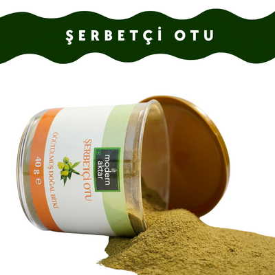 Modern Aktar - ÖĞÜTÜLMÜŞ ŞERBETÇİ OTU 40 GR