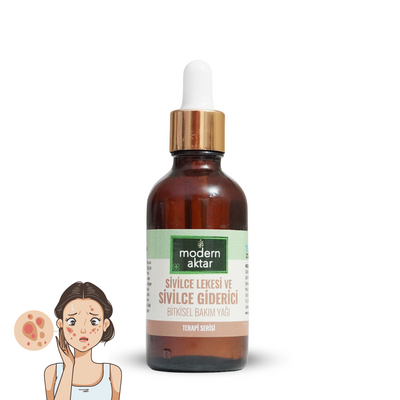 Modern Aktar - Sivilce ve Sivilce Lekesi Giderici Bakım Yağı 50 ml