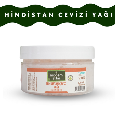 Modern Aktar - Soğuk Pres Hindistan Cevizi Yağı 100 ml