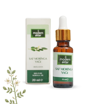 Modern Aktar - SAF MORİNGA YAĞI 20 ML (Soğuk Sıkım)