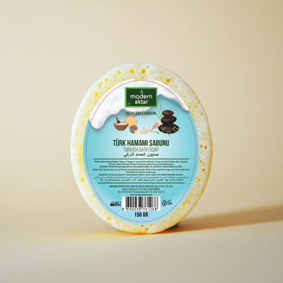 Modern Aktar - TÜRK HAMAMI SÜNGERLİ SABUN 150 GR