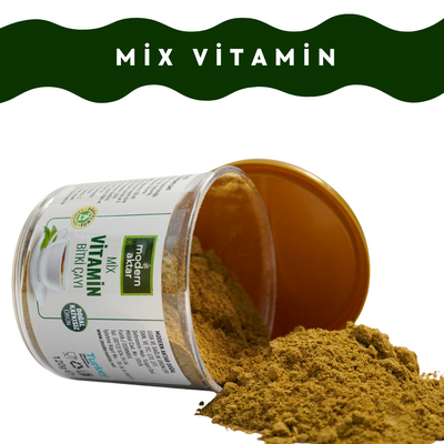 Modern Aktar - VİTAMİN MİX(MEYVE KARIŞIMI) ÇAYI 130 GR