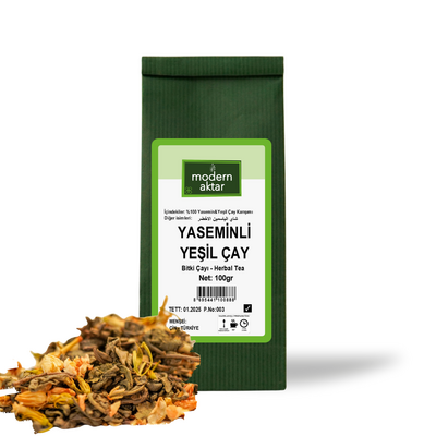 Modern Aktar - YASEMİNLİ YEŞİL ÇAY 100 GR
