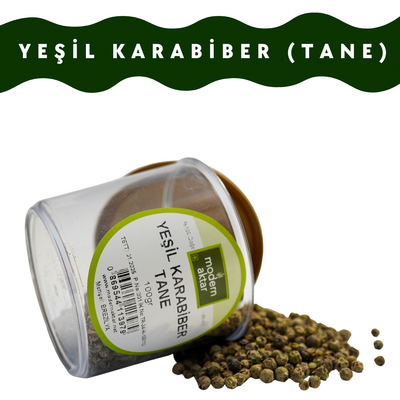 Modern Aktar - YEŞİL KARABİBER TANE 100 GR