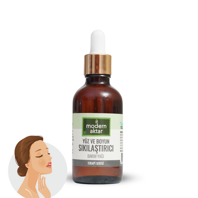 Modern Aktar - Yüz ve Boyun Sıkılaştırıcı Bakım Yağı 50 ml